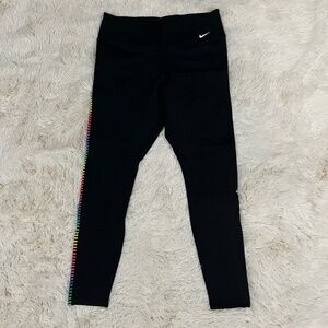 Nike Dri-Fit Rainbow Pattern Leggings - NWT